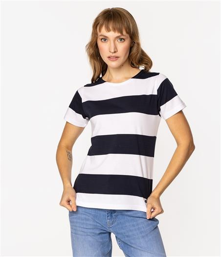 T-shirt damski w paski NOEMI 5504 STRIPES