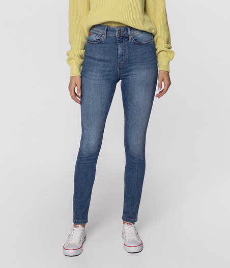 Jeansy damskie skinny DAILY 3159 MID USED